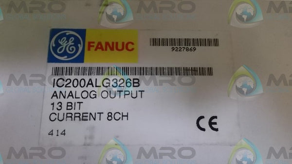 GE FANUC IC200ALG326B OUTPUT MODULE  NSMP