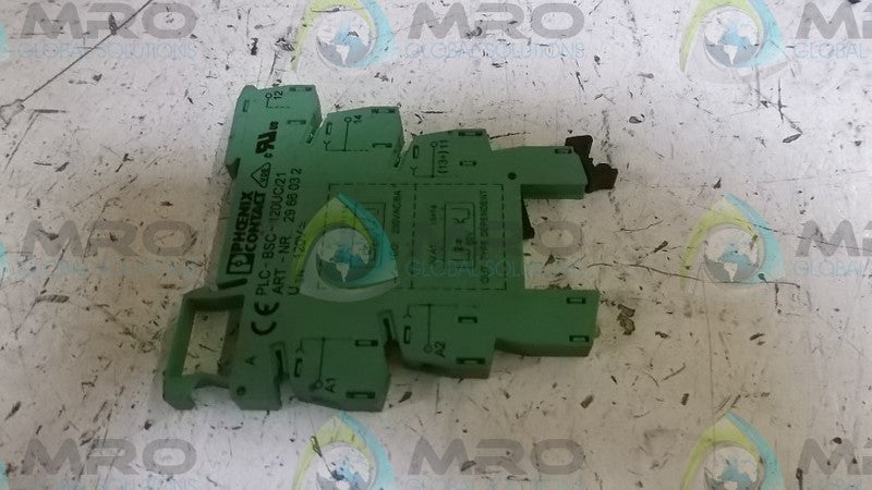 PHOENIX CONTACT PLC-BSC-120UC/21 TERMINAL BLOCK  UNMP