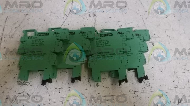 LOT OF 4 PHOENIX CONTACT PLC-BSC-12DC/21 TERMINAL BLOCK *NEW NO BOX*