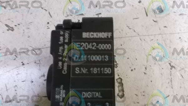 BECKHOFF IE2042-0000 INPUT MODULE  UNMP