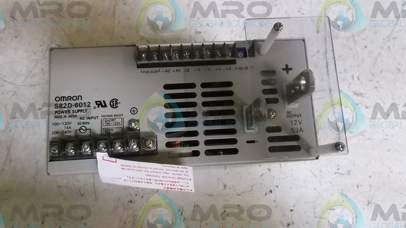 OMRON S82D-6012 POWER SUPPLY  UNMP
