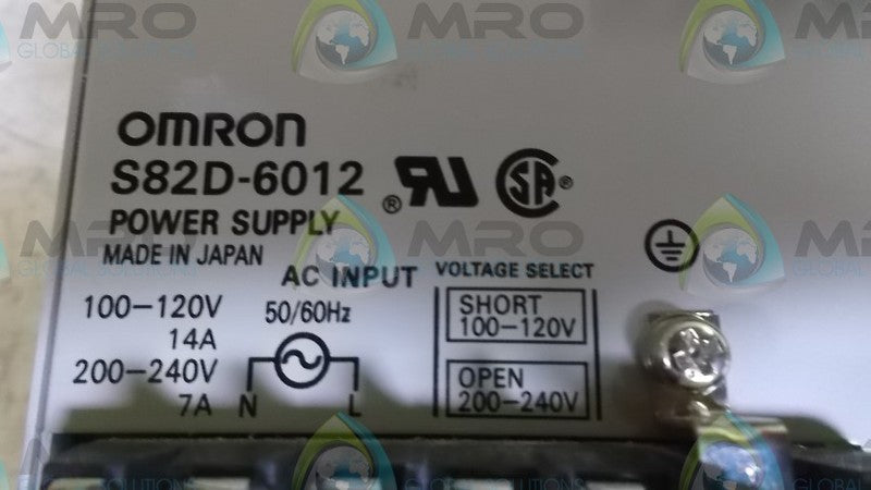 OMRON S82D-6012 POWER SUPPLY  UNMP