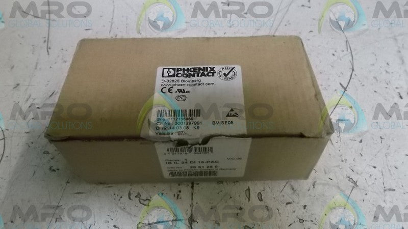 PHOENIX CONTACT IB-IL-24-DI-16-PAC TERMINAL BLOCK  NSMP