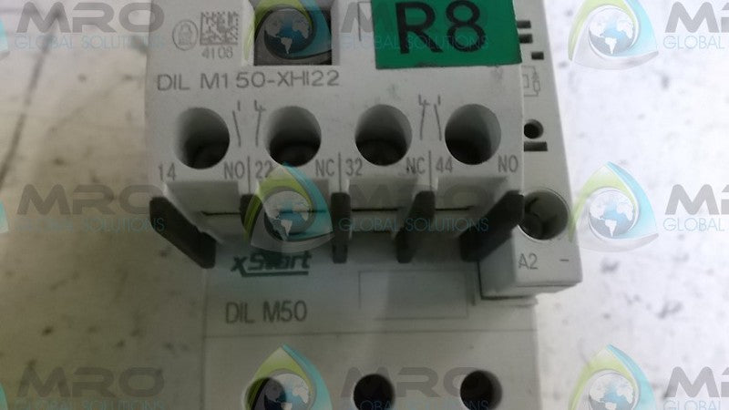 KLOCKNER MOELLER DILM50 W/ DILM150-XHI22 CONTACTOR  UNMP