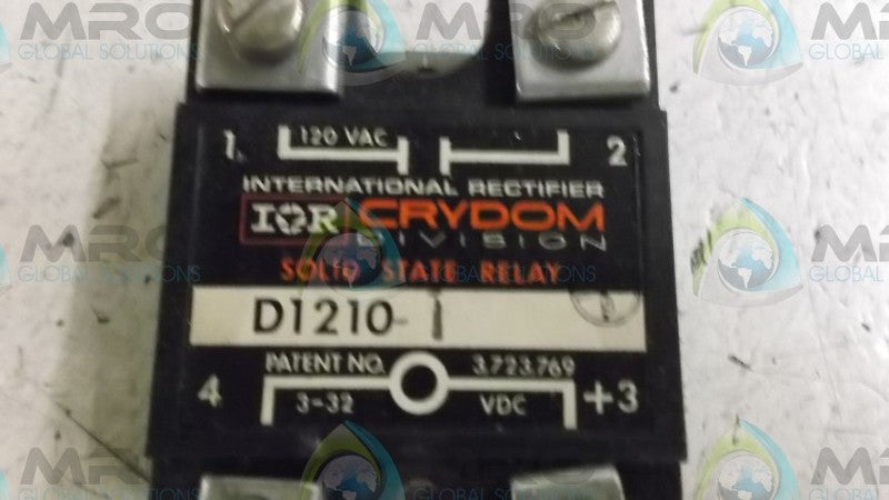 CRYDOM D1210-1 RELAY  UNMP