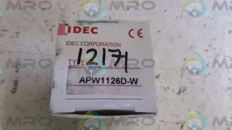 IDEC APW1126D-W PILOT LIGHT  NSMP