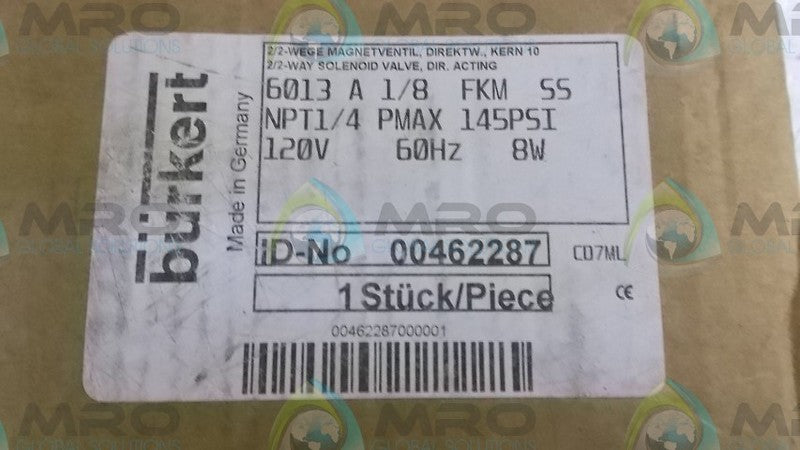 BURKERT 00462287  NSMP