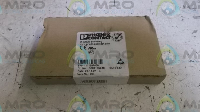 PHOENIX CONTACT IBIL24SEG-PAC INPUT MODULE  NSFS