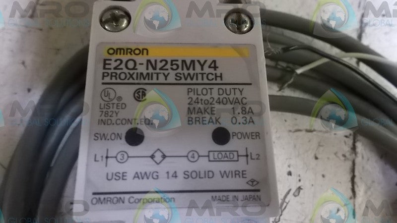 OMRON E2Q-N25MY4 PROXIMITY SWITCH  UNMP