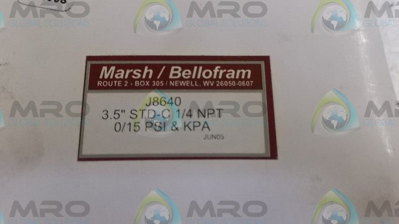 MARSH J8640 GAUGE  NSMP