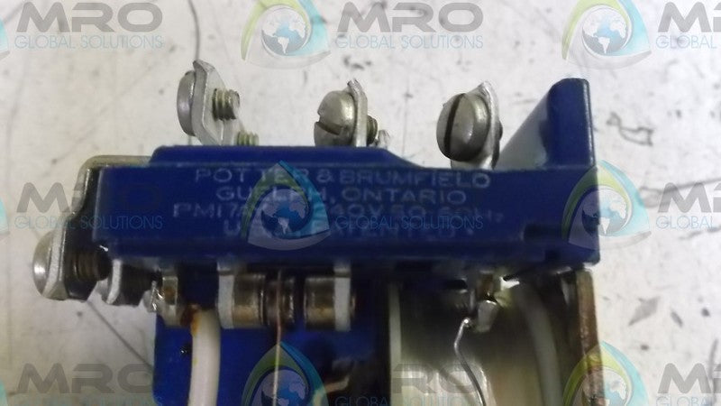 POTTER & BRUMFIELD PM-17AY-240 POWER RELAY 240V  UNMP