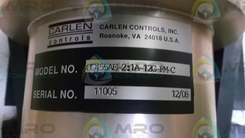 CARLEN CONTROLS CC455AE-2:1A-12G-FM-C MOTOR  UNMP