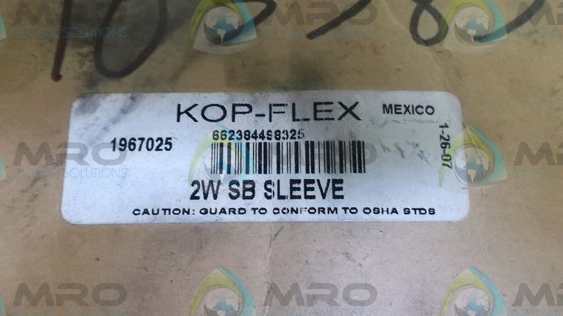 KOP-FLEX 1967025 COUPLING * NEW IN BOX *