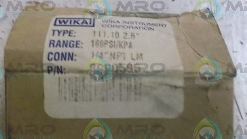 WIKA 8990595 PRESSURE GAUGE 160 PSI  NSMP