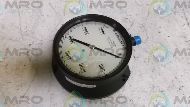 ASHCROFT 601379SS04L-3000# DURAGUAGE 0-3000 PSI  NSMP