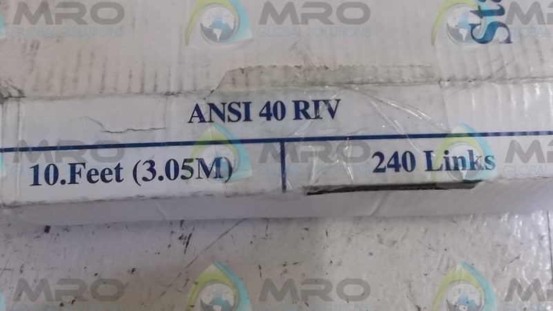 WHITNEY ANSI 40 RIV ROLLER CHAIN  NSMP