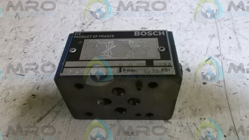 BOSCH 7472857531 VALVE  NSMP