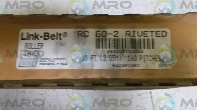 REXNORD RC60-2 ROLLER CHAIN 10FT  NSMP