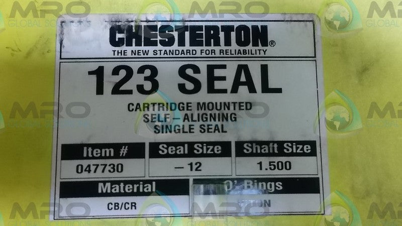 CHESTERTON 047730 CARTDRIGE MOUNTED ALIGNING SINGLE SEAL  NSMP