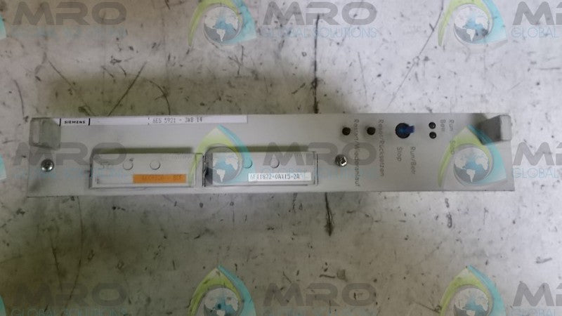 SIEMENS 6ES5921-3WB14 CPU MODULE  UNMP