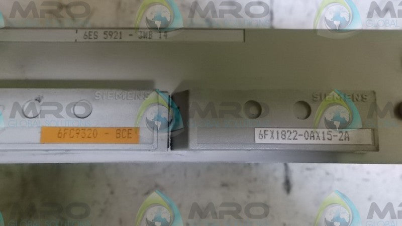 SIEMENS 6ES5921-3WB14 CPU MODULE  UNMP