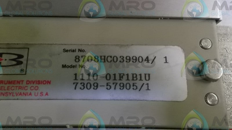 BROOKS 1110-01F1B1U FLOWMETER  UNMP