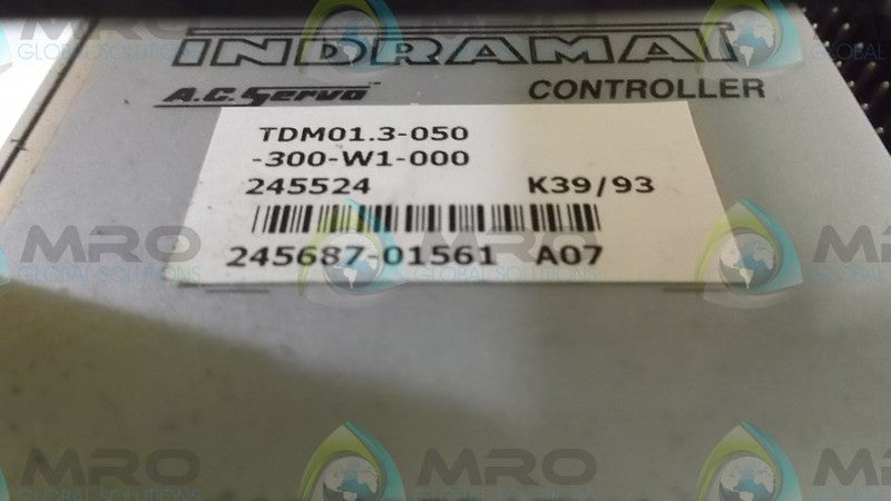 INDRAMAT TDM01.3-050-300-W1-000 SERVO DRIVE  UNMP