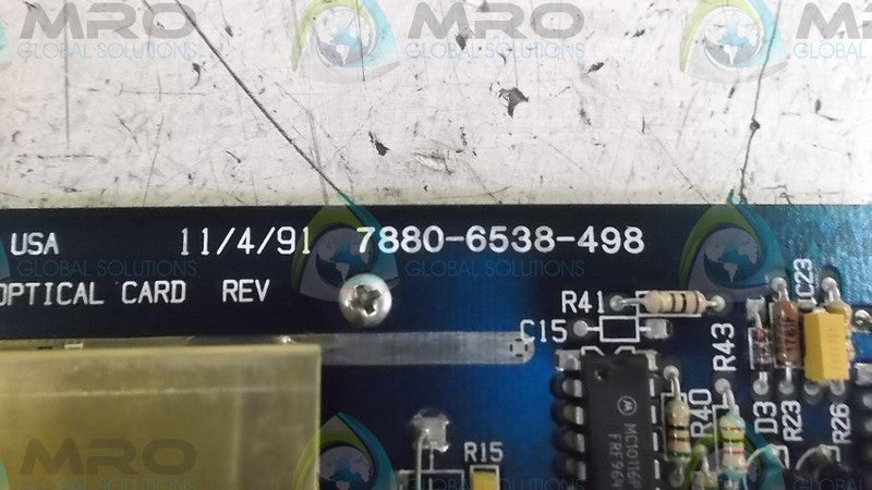 WEED INSTRUMENTS 7880-6538-498 OPTICAL INTERFACE MODULE  UNMP
