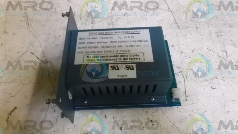 WEED INSTRUMENTS 6A06 POWER SUPPLY  UNMP