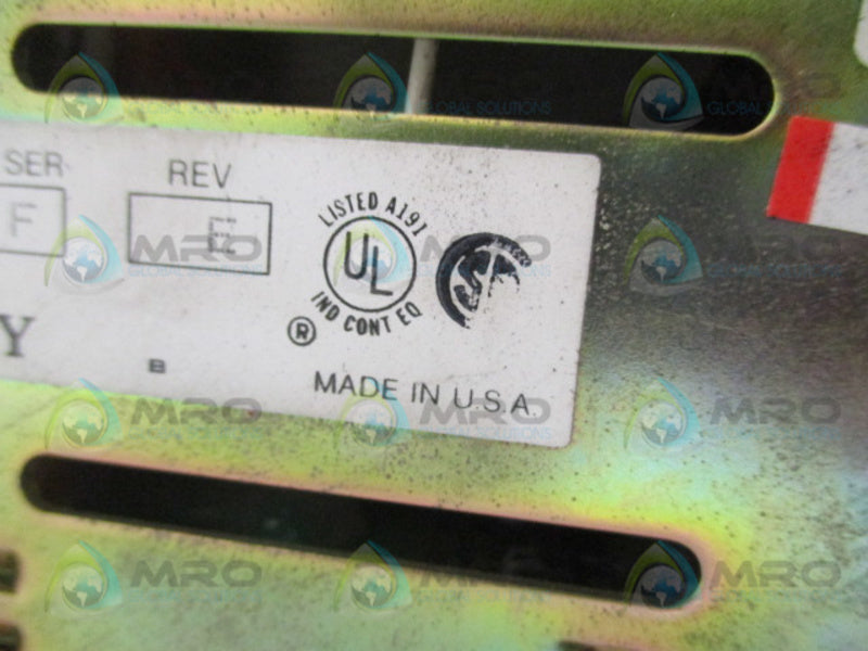 ALLEN BRADLEY 2706-B41J31 SER. F OPERATOR INTERFACE PANEL  UNMP