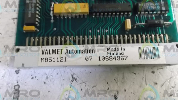 VALMET M851121 CIRCUIT BOARD MODULE  UNMP