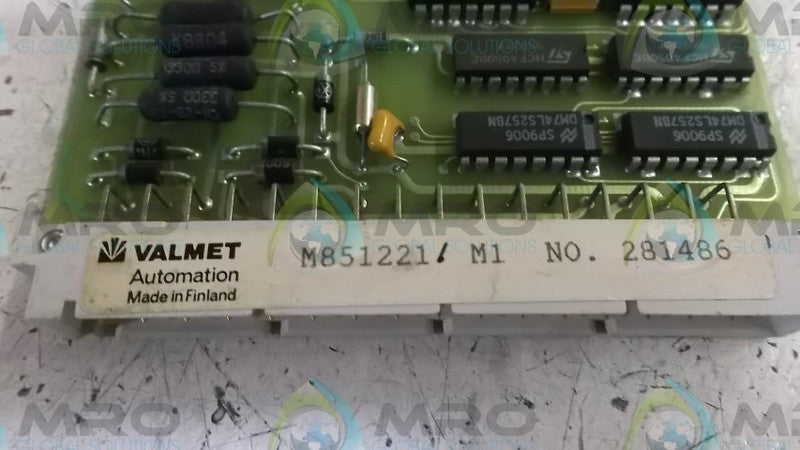 VALMET M851221 INPUT MODULE  UNMP
