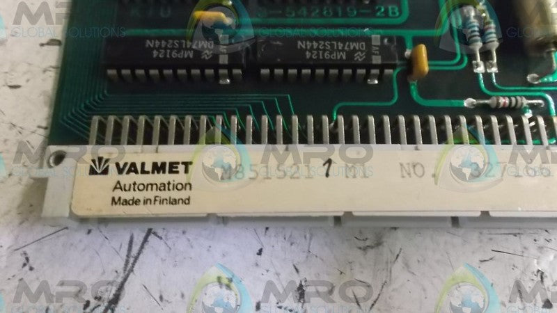 VALMET M851521 PC BOARD MODULE  UNMP