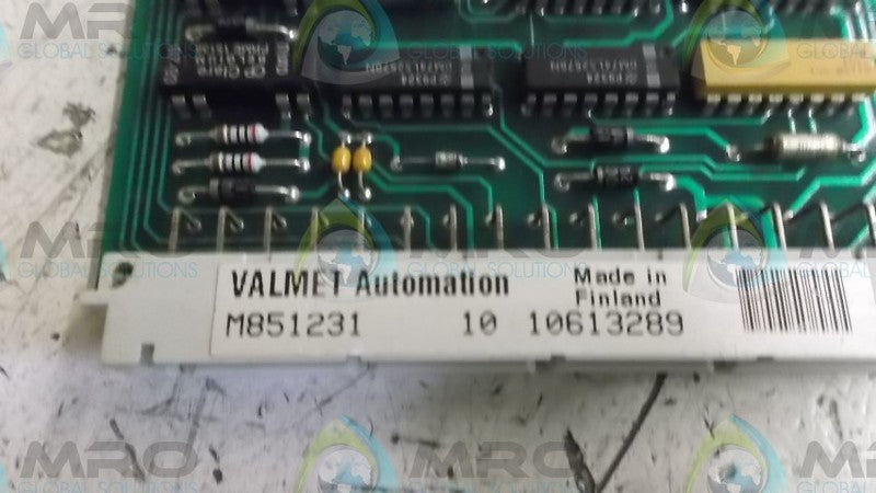 VALMET M851231 OUPUT MODULE  UNMP