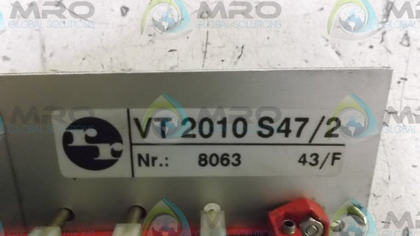 REXROTH VT2010S47/2 AMPLIFIER BOARD  UNMP