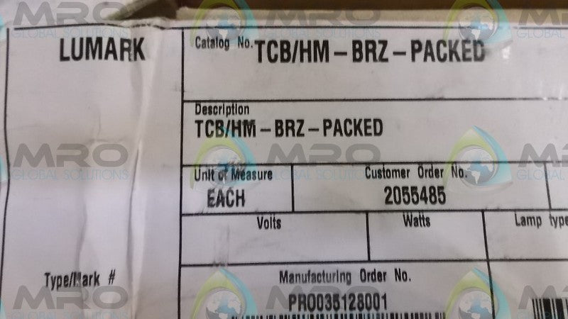 LUMARK TCB/HM-BRZ BRACKET  NSMP
