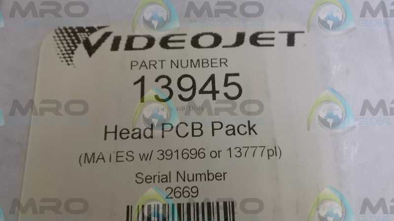 VIDEOJET 13945 HEAD PCB PACK  NSMP