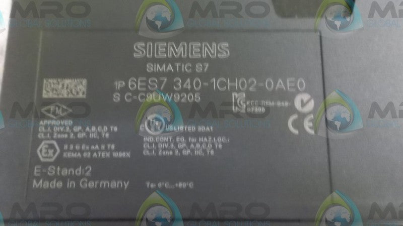 SIEMENS SIMATIC S7 6ES7340-1CH02-0AE0 COMMUNICATION PROCESSOR MODULE  UNMP
