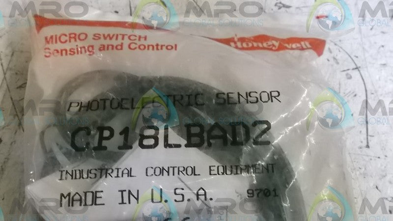 HONEYWELL CP18LBAD2 PHOTELECTRIC SENSOR * NEW IN FACTORY BAG *