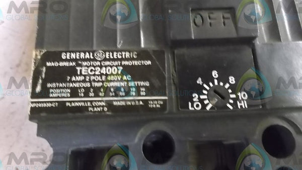 GENERAL ELECTRIC TEC24007 CIRCUIT BREAKER 7A  UNMP