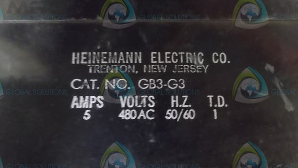 HEINEMANN GB3-G3 CIRCUIT BREAKER 5A  NSNP