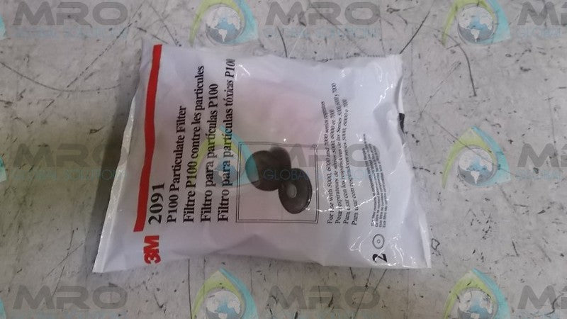 LOT OF 2 3M 2091 FILTER *NEW IN FACTORY BAG*