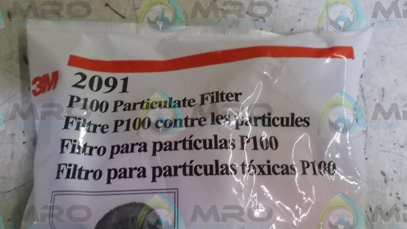 LOT OF 2 3M 2091 FILTER *NEW IN FACTORY BAG*