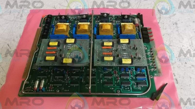 SIEMENS W20708-B1018-W-4-B900 CIRCUIT BOARD (REMANUFACTURED) *USED*