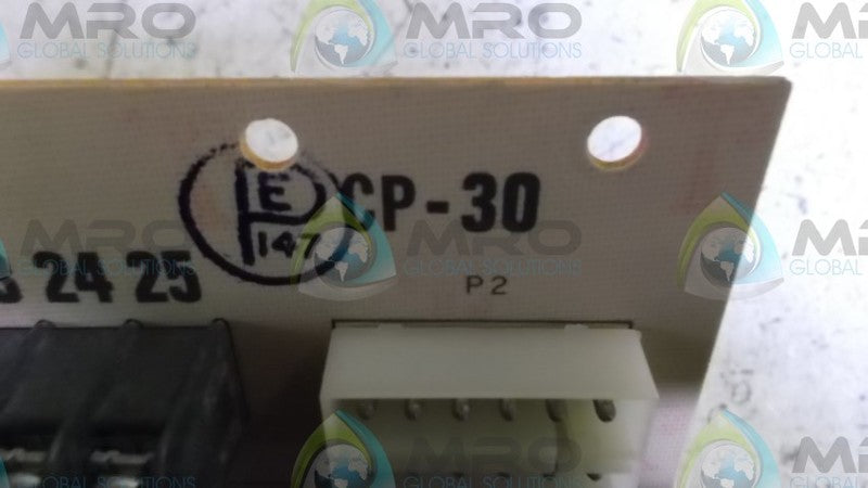 PYROTRONICS CP-30 FIRE ALARM CONTROL PANEL * USED *