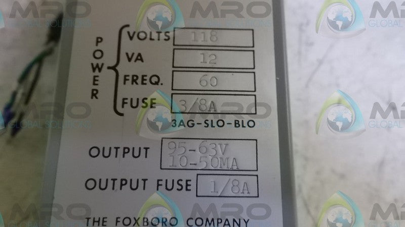 FOXBORO 610AT-0H POWER SUPPLY  UNMP