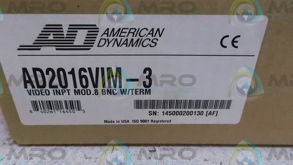 AMERICAN DYNAMICS AD2016VM-3 CIRCUIT BOARD  NSMP