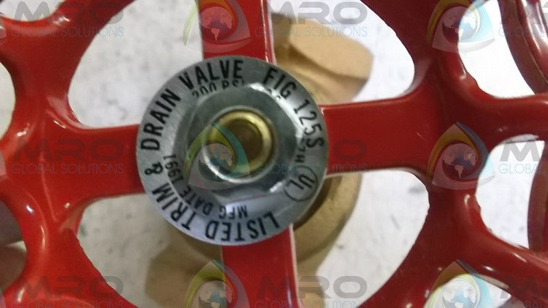 TRIM & DRAIN 125S VALVE  UNMP