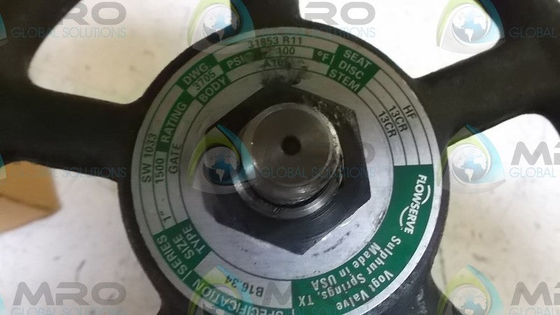 FLOWSERVE 31853R11 VALVE 1"  NSNP