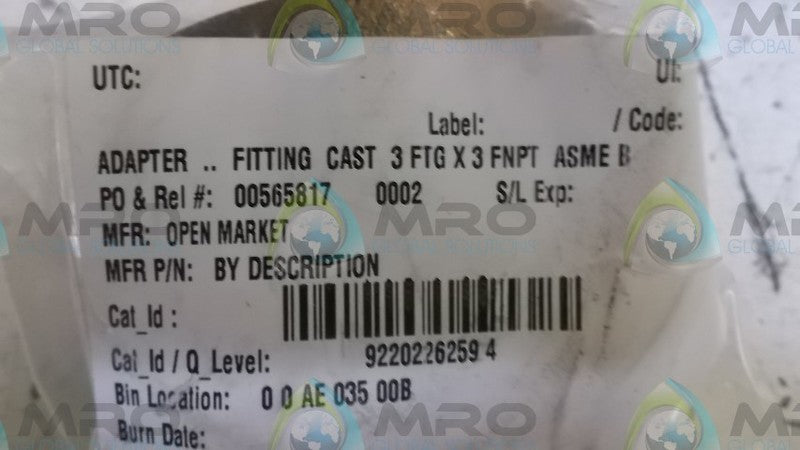 NIBCO 00565817 FITTING  NSNP